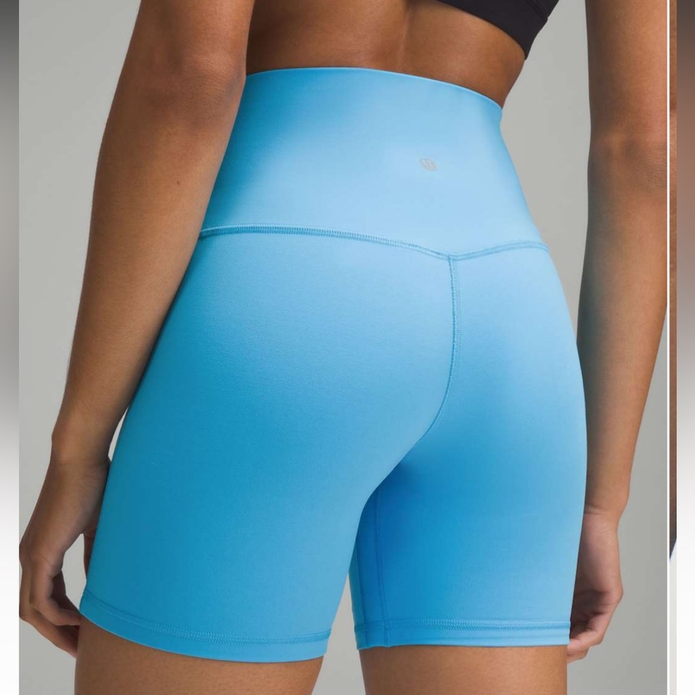 NWT Lululemon Align High-Rise Short 6" in Kayak Blue Light color size 4